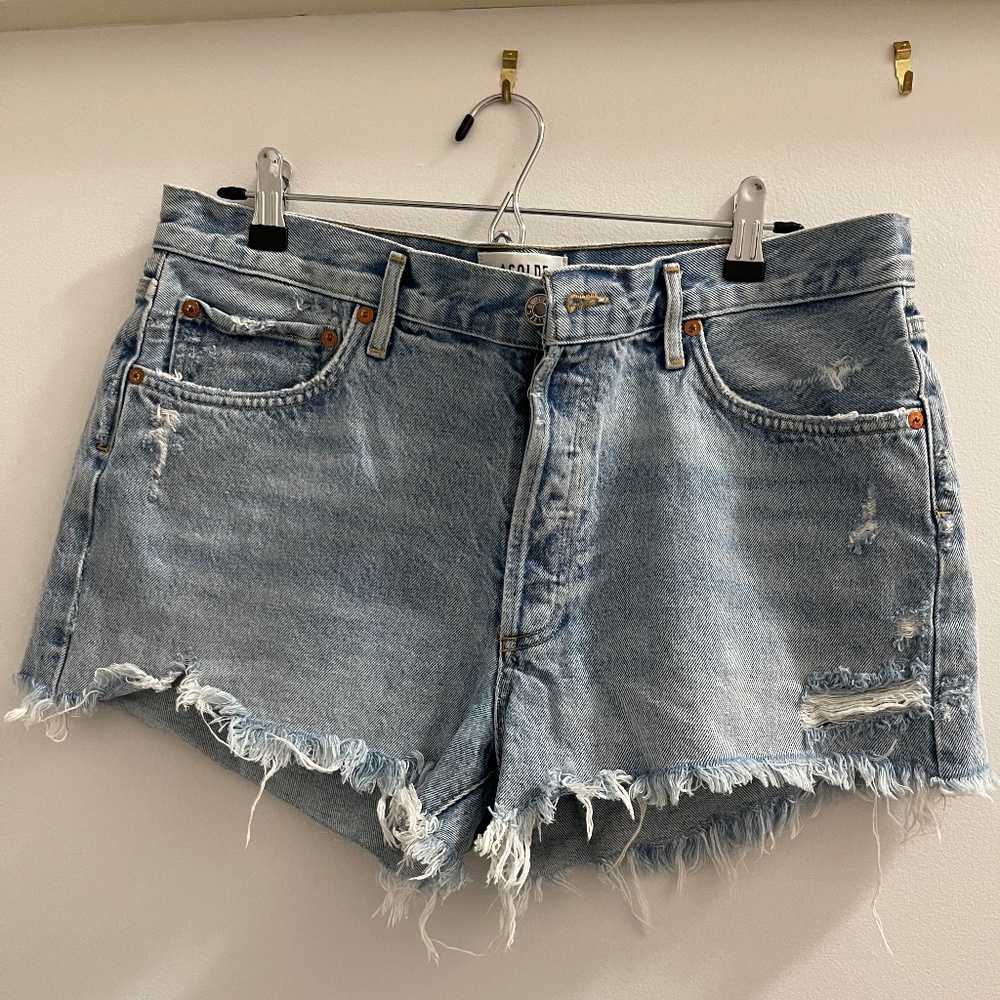 Agolde Parker Jean Shorts in Swapmeet - Picture 2 of 8